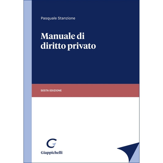 Manuale di diritto privato - Stanzione Pasquale