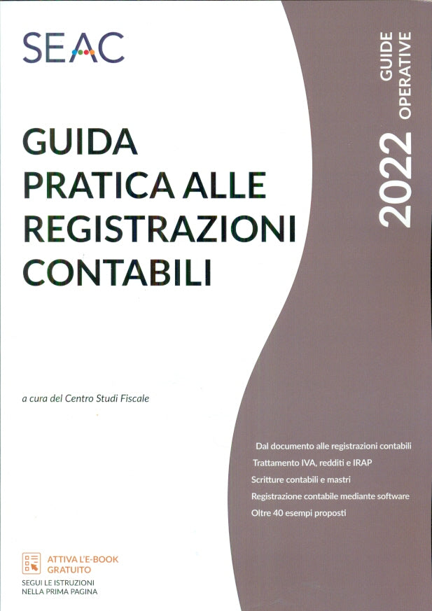 GUIDA PRATICA REGISTRAZIONI CONTABILI -