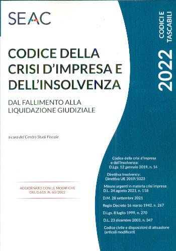 CODICE CRISI IMPRESA E INSOLVENZA 2022 -