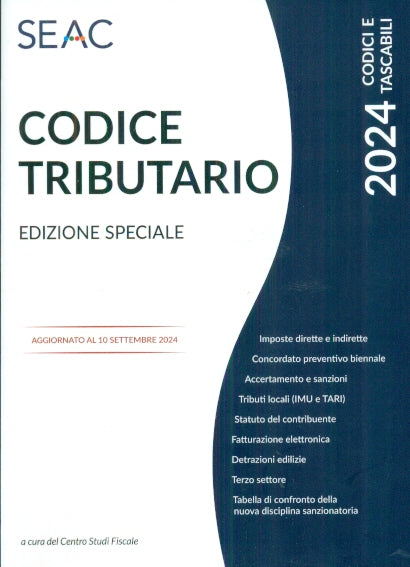 CODICE TRIBUTARIO 2024 EDIZIONE SPECIALE - SEAC