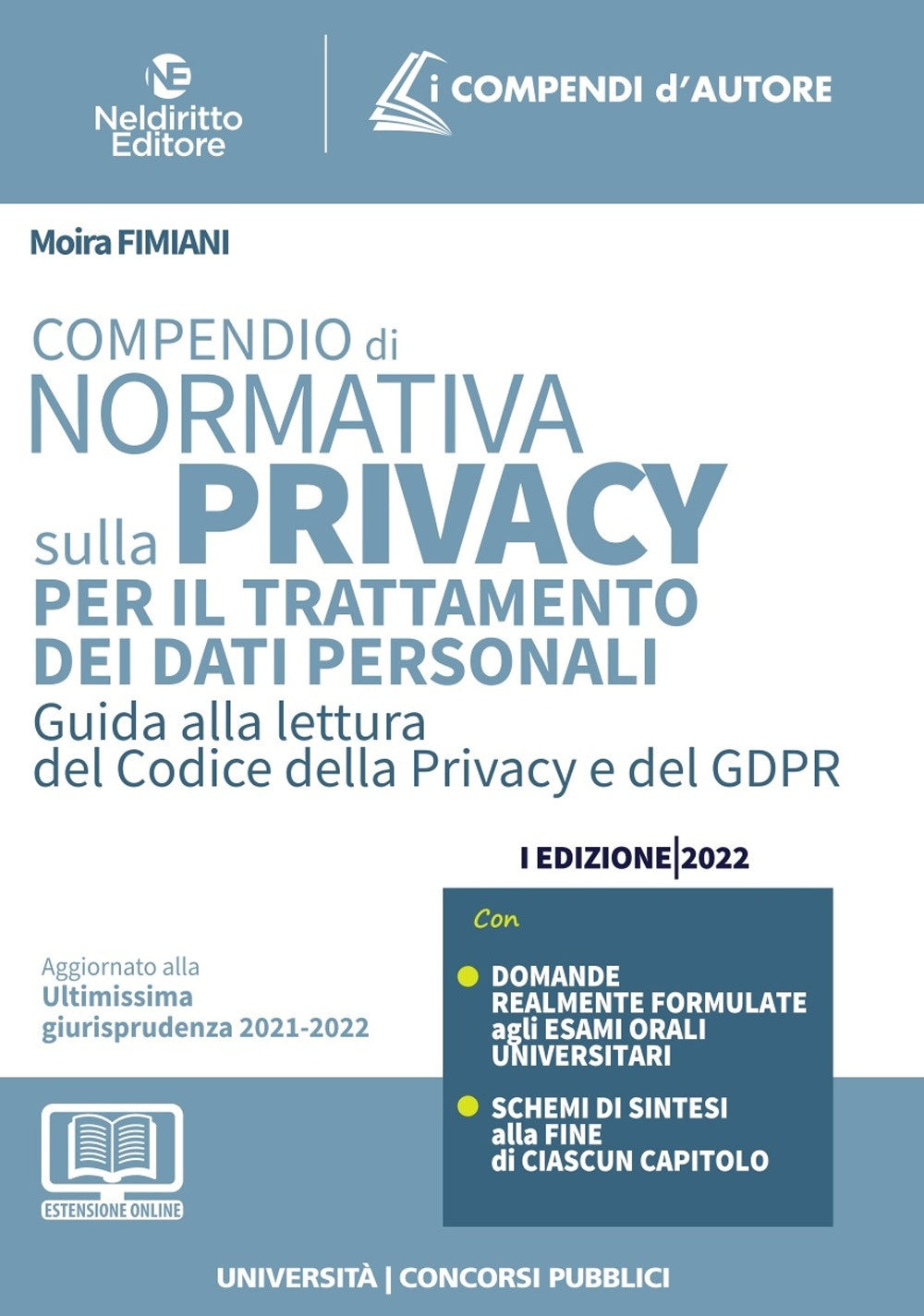 Compendio normativa sulla privacy 2022 - Fimiani