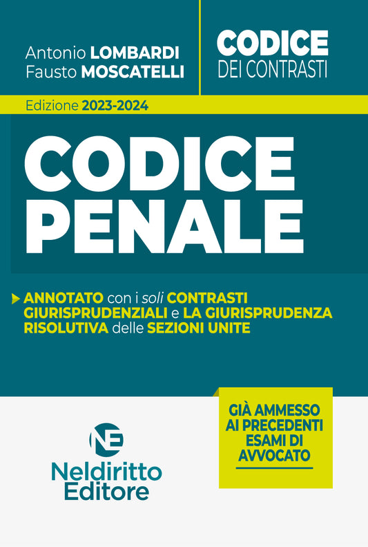 Codice penale con contrasti giurisp.2023 - Lombardi