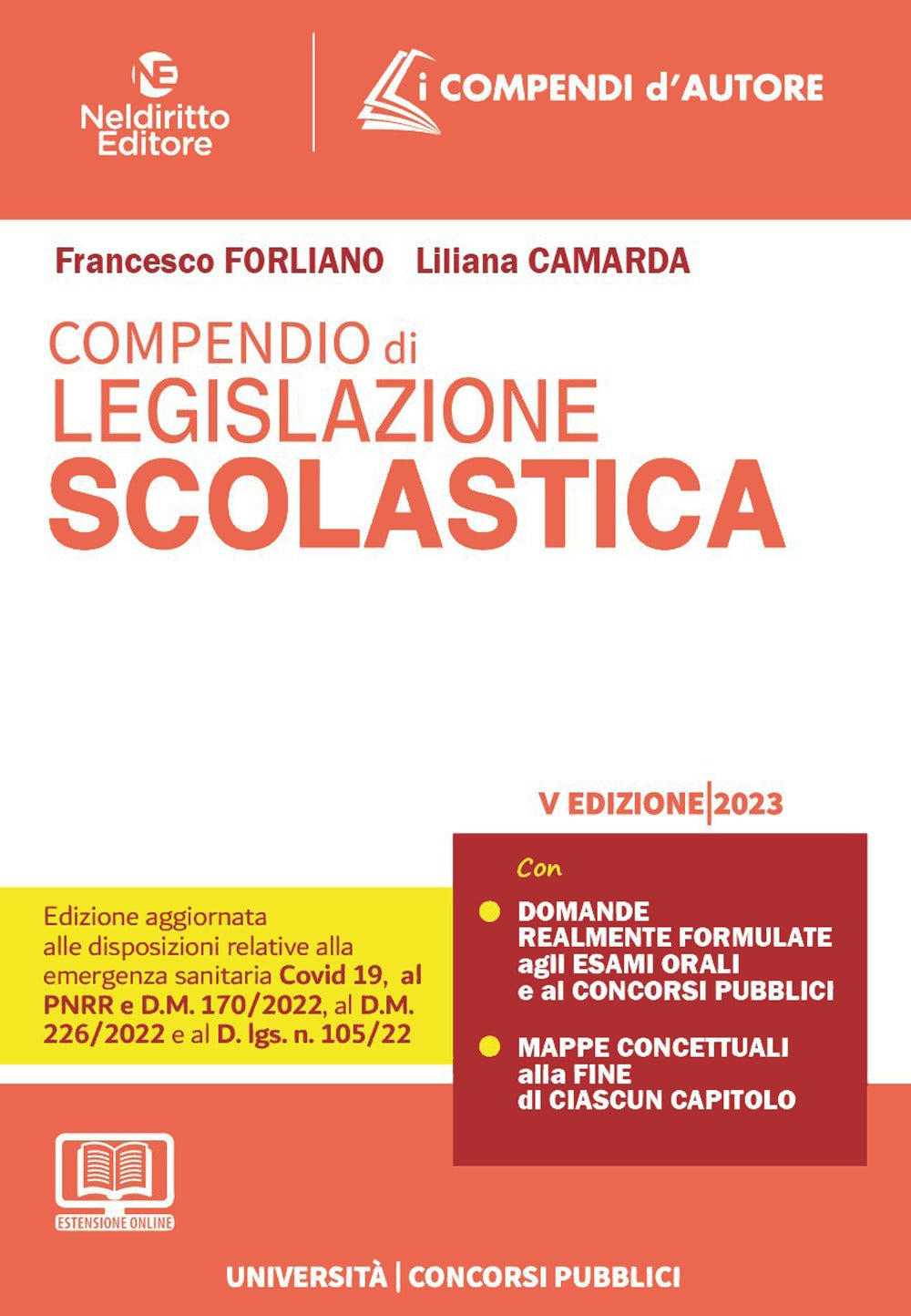 Compendio legislazione scolastica 2023 - Corbetta