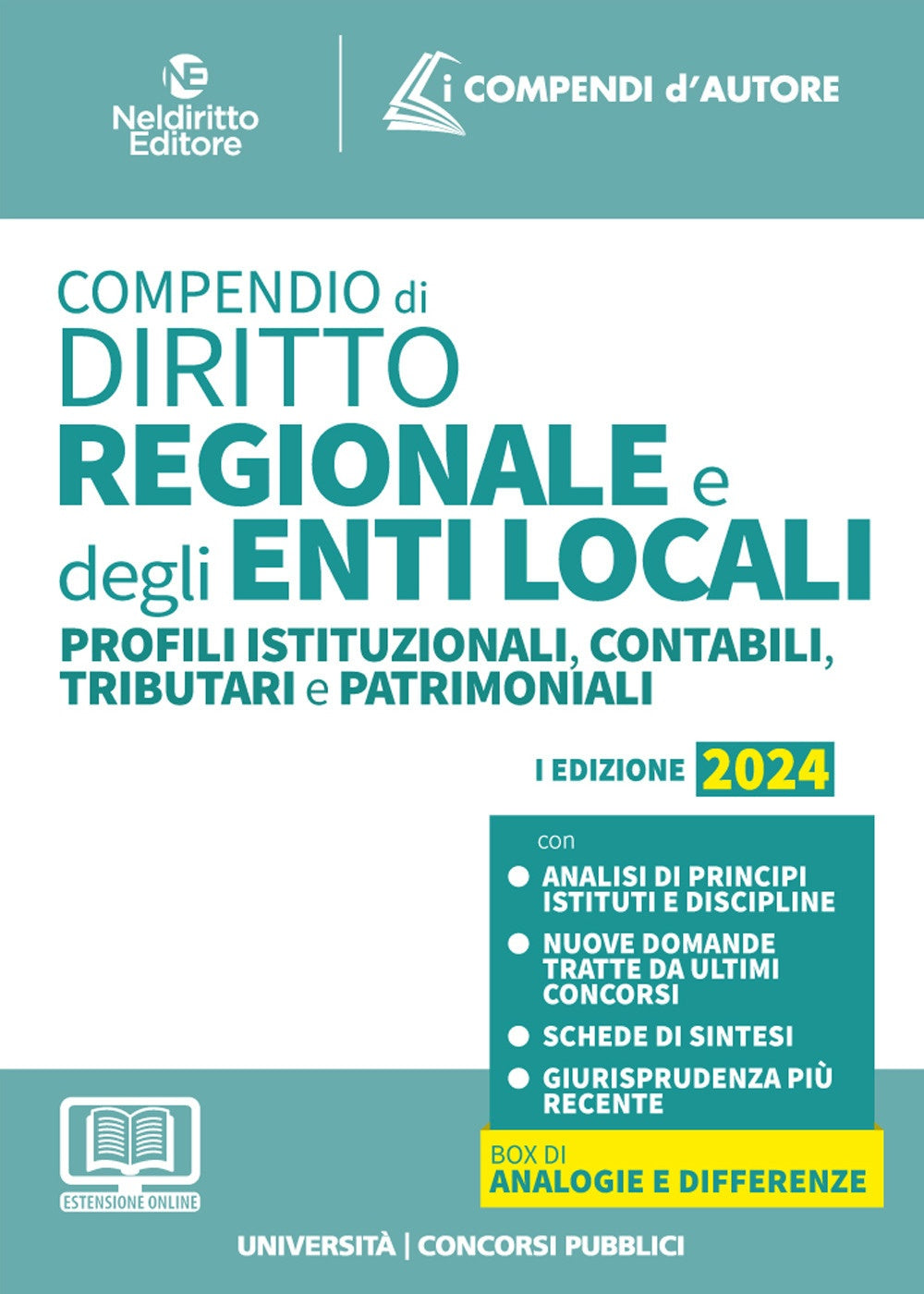 Compendio diritto regionale e degli enti locali