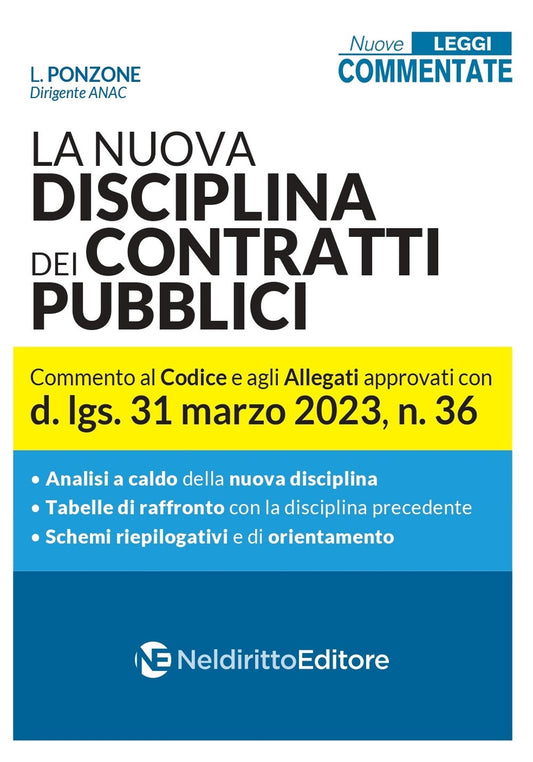 Nuova disciplina contratti pubblici - Ponzone