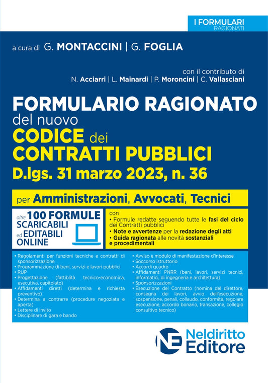 Formulario rag.nuovo cod.contratti pubb. - Montaccini