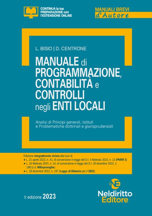 Manuale programmazione contabilita' 2023 - M47 Bisio Centrone