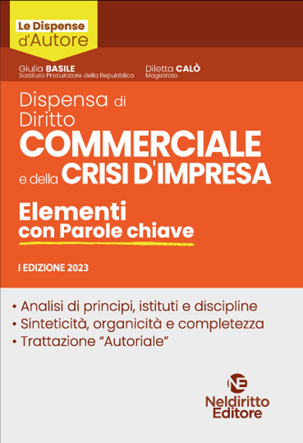 Dispensa di diritto commerciale e della crisi di impresa 2023 - Basile