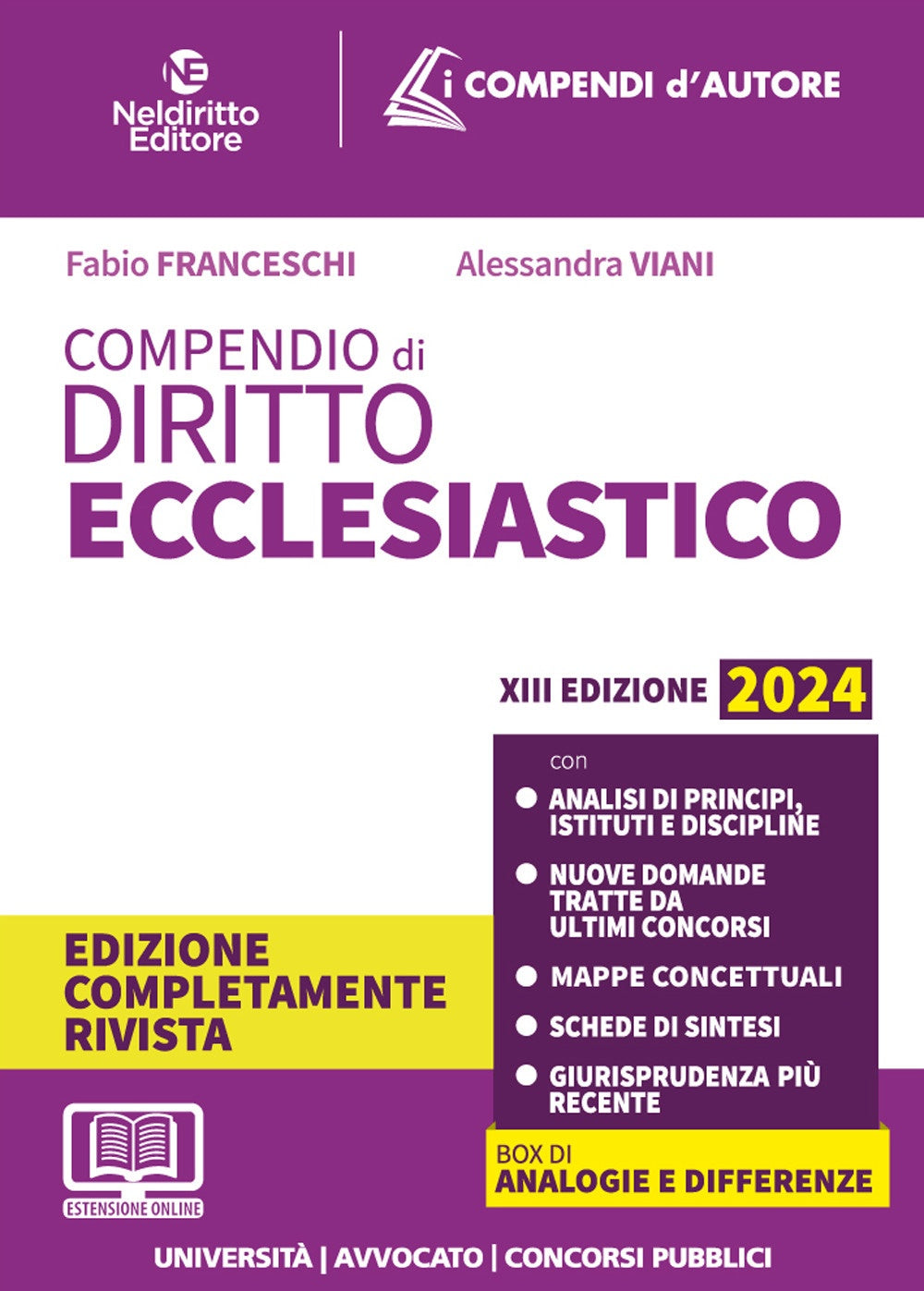 Compendio diritto ecclesiastico 2024 - Franceschi