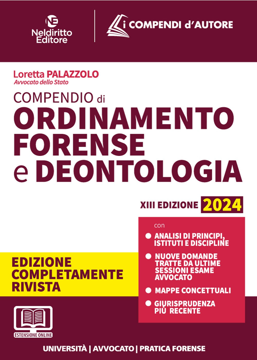 Compendio ordinamento e deontologia forense 2024 - Palazzolo