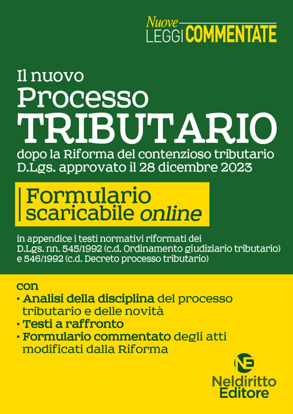 Nuovo processo tributario 2024 -