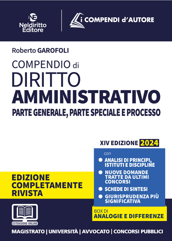 Compendio diritto amministrativo 2024 - Garofoli