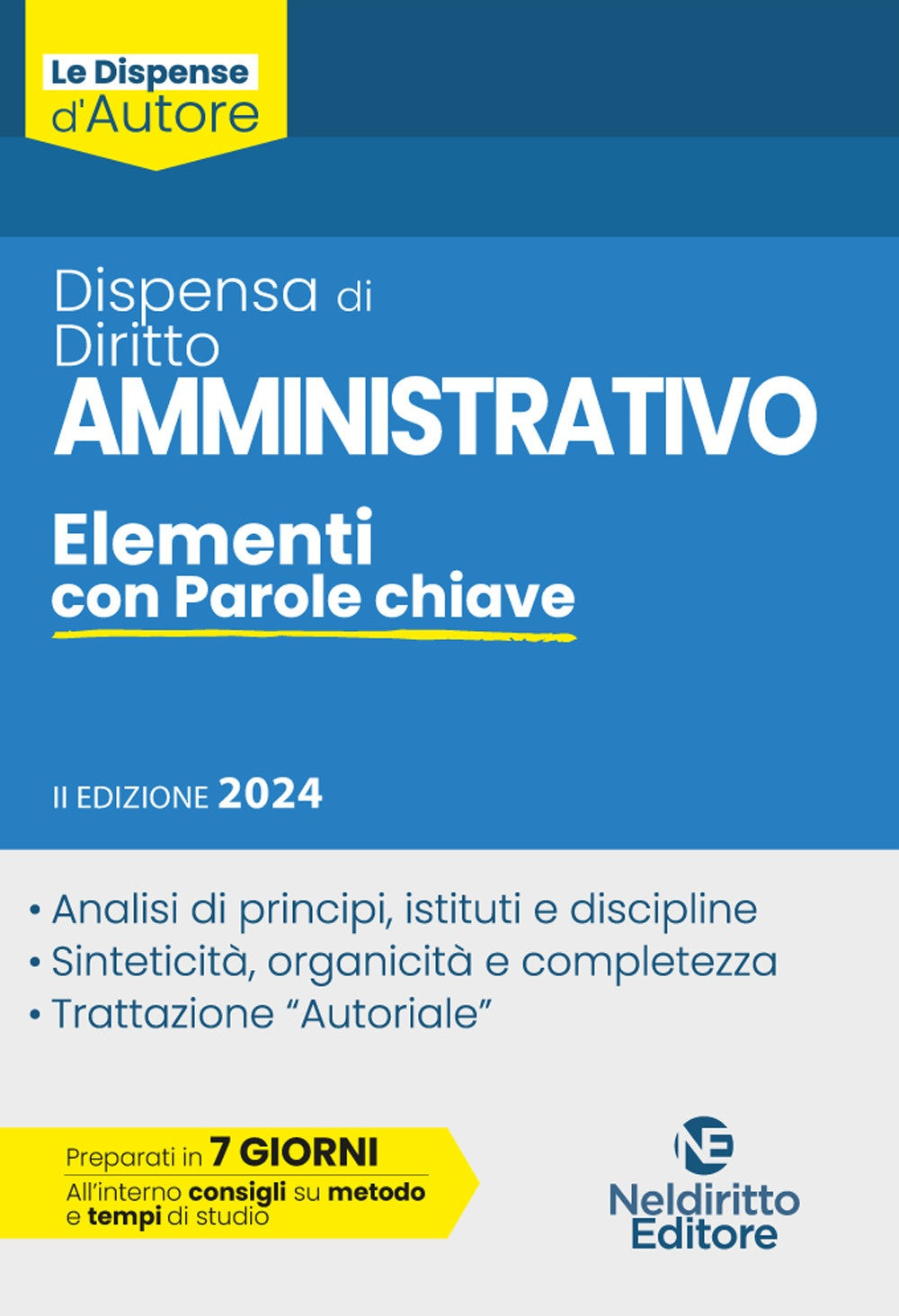 Dispensa di diritto amministrativo 2024 -