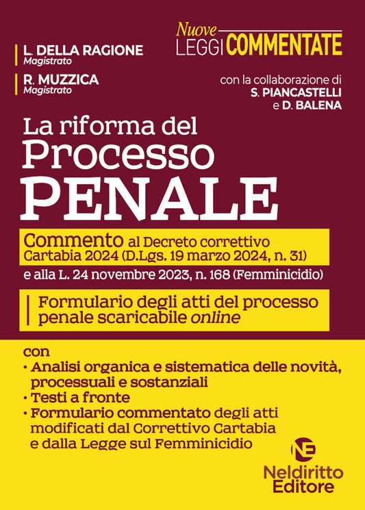Riforma del processo penale - Della Ragione