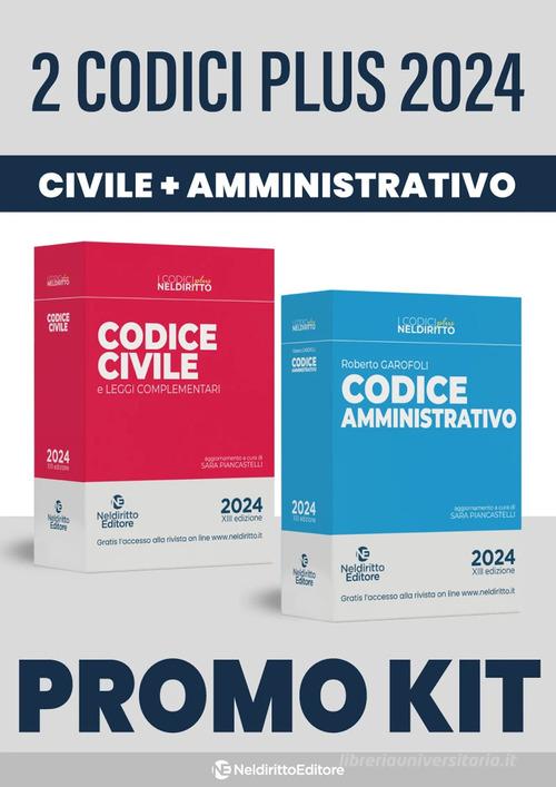 Kit Codici Plus: Civile-Amministrativo 2024