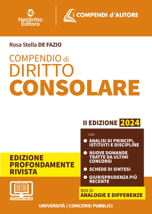 Compendio diritto consolare 2024 (2 ed.) - De Fazio