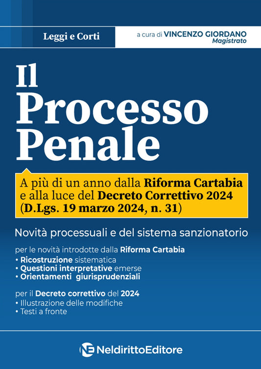 Processo penale un anno rif.cartabia - Giordano