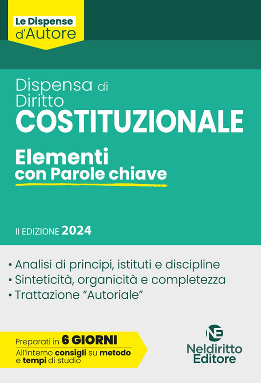 Dispensa di diritto costituzionale (2 ed.) 2024 - Ricca