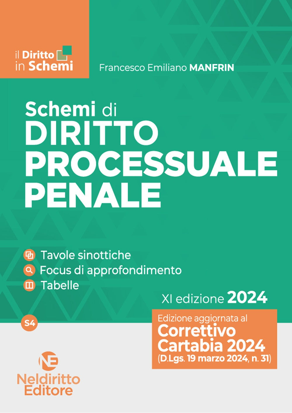 Schemi diritto processuale penale 2024 - Manfrin