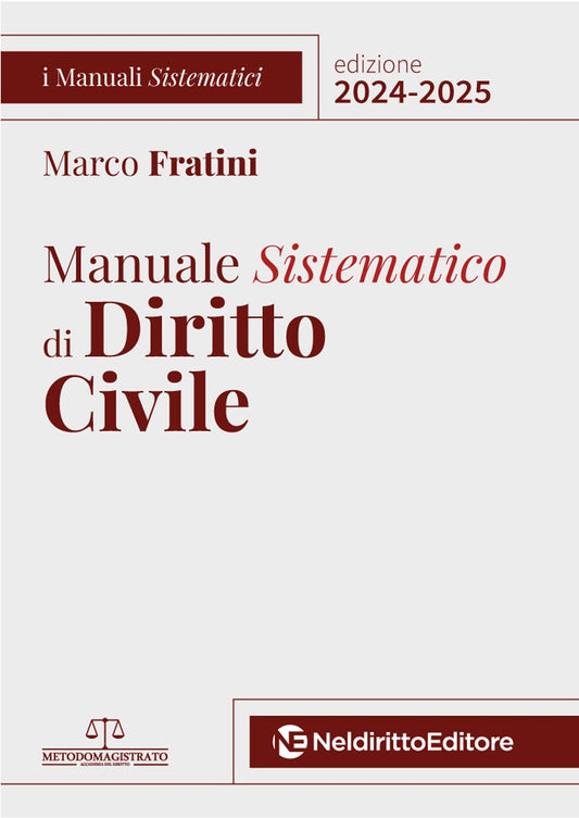 Manuale sistematico diritto civile 2024/25 - Fratini