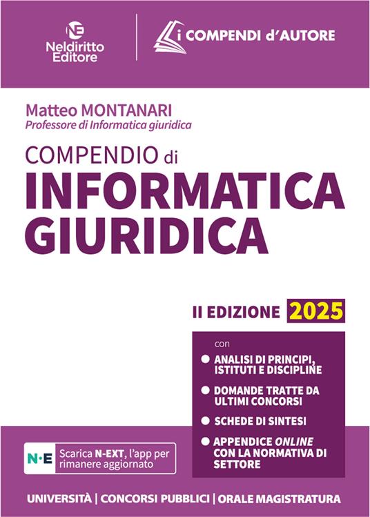 Compendio di informatica giuridica. Con espansione online - Matteo Montanari