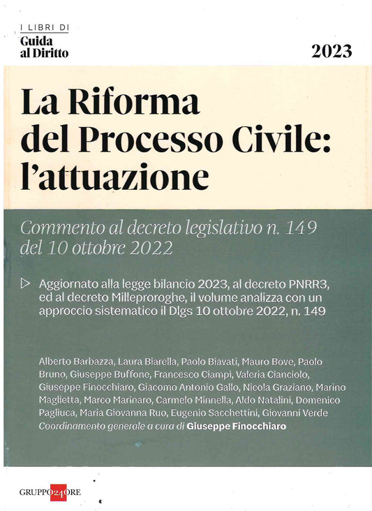 Riforma processo civile 2-2023