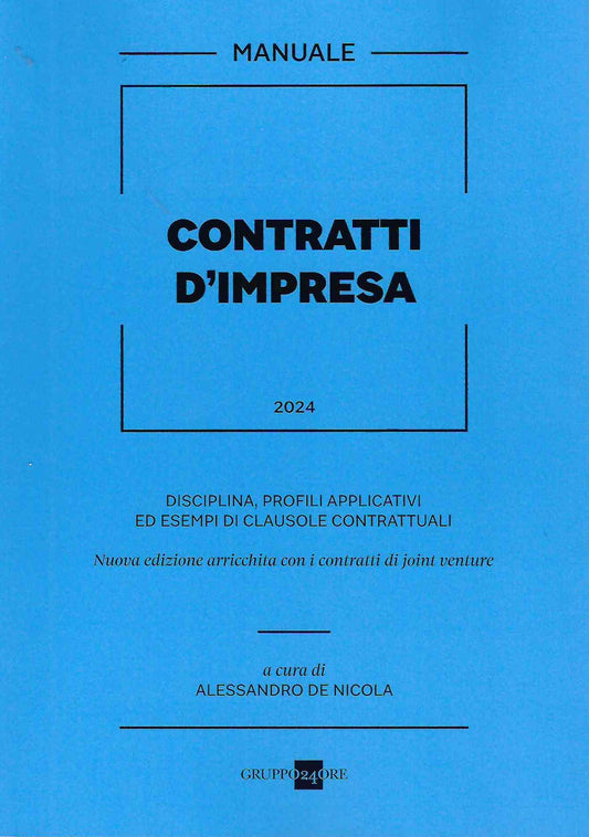 Contratti d'impresa 2024 - De Nicola