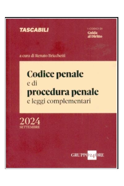 Codice penale e di procedura penale e leggi complementari MINOR (settembre 2024) - Bricchetti