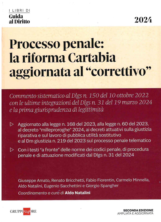 Processo Penale: La Riforma Cartabia Aggiornata al Correttivo - Amato