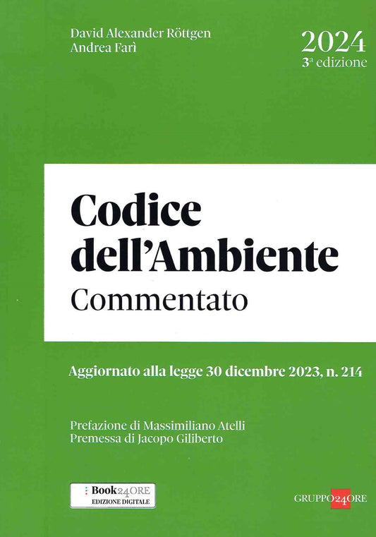 Codice dell'ambiente commentato 2024 - Rottgen Fari