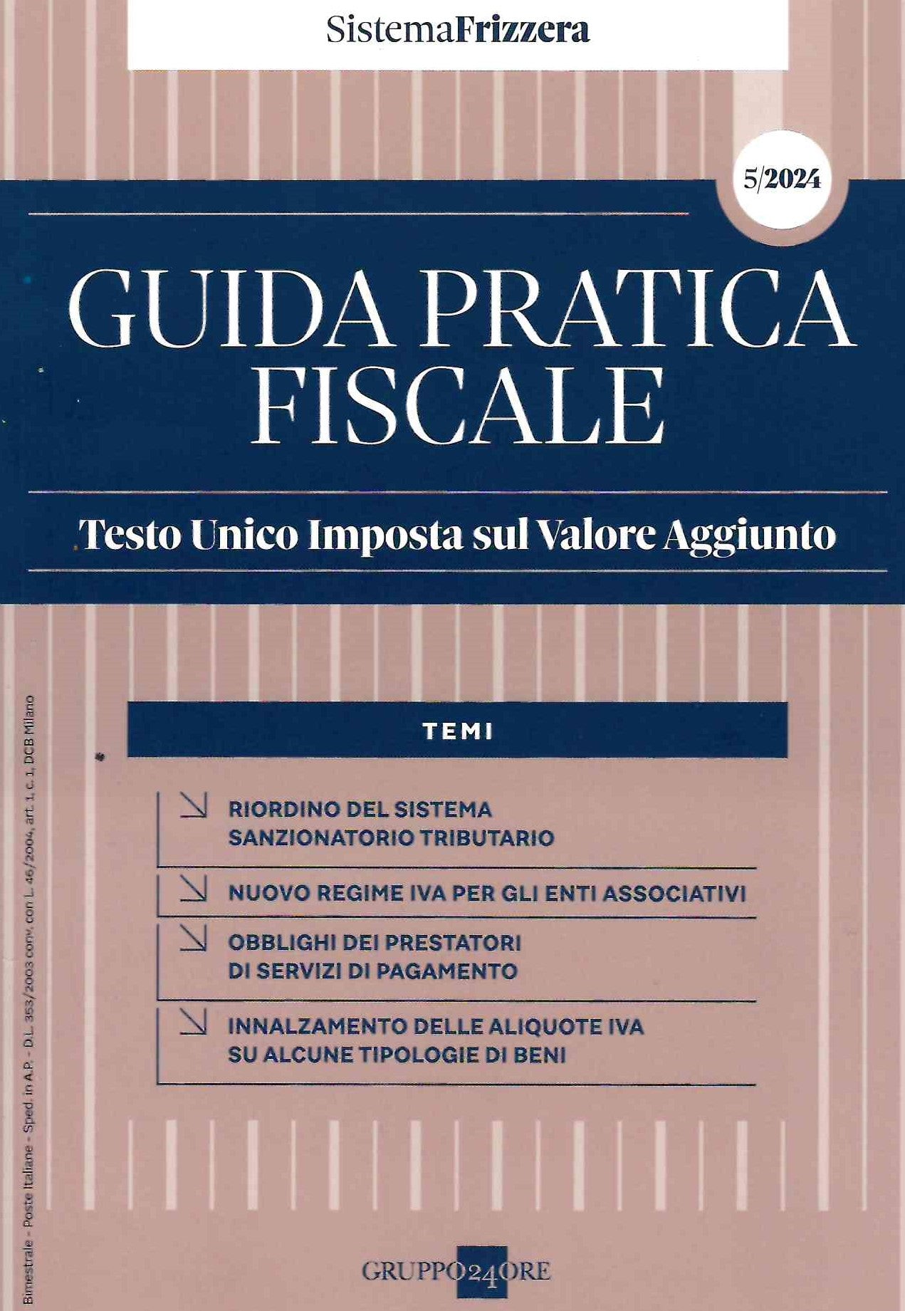 TESTO UNICO IMPOSTA SUL VALORE AGGIUNTO 2024 - Gobbi