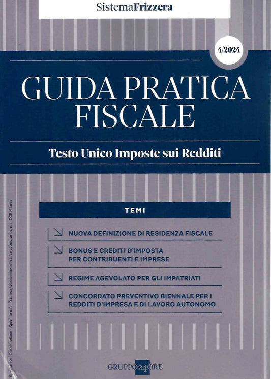 Testo unico imposte sui redditi 2024 - Gobbi