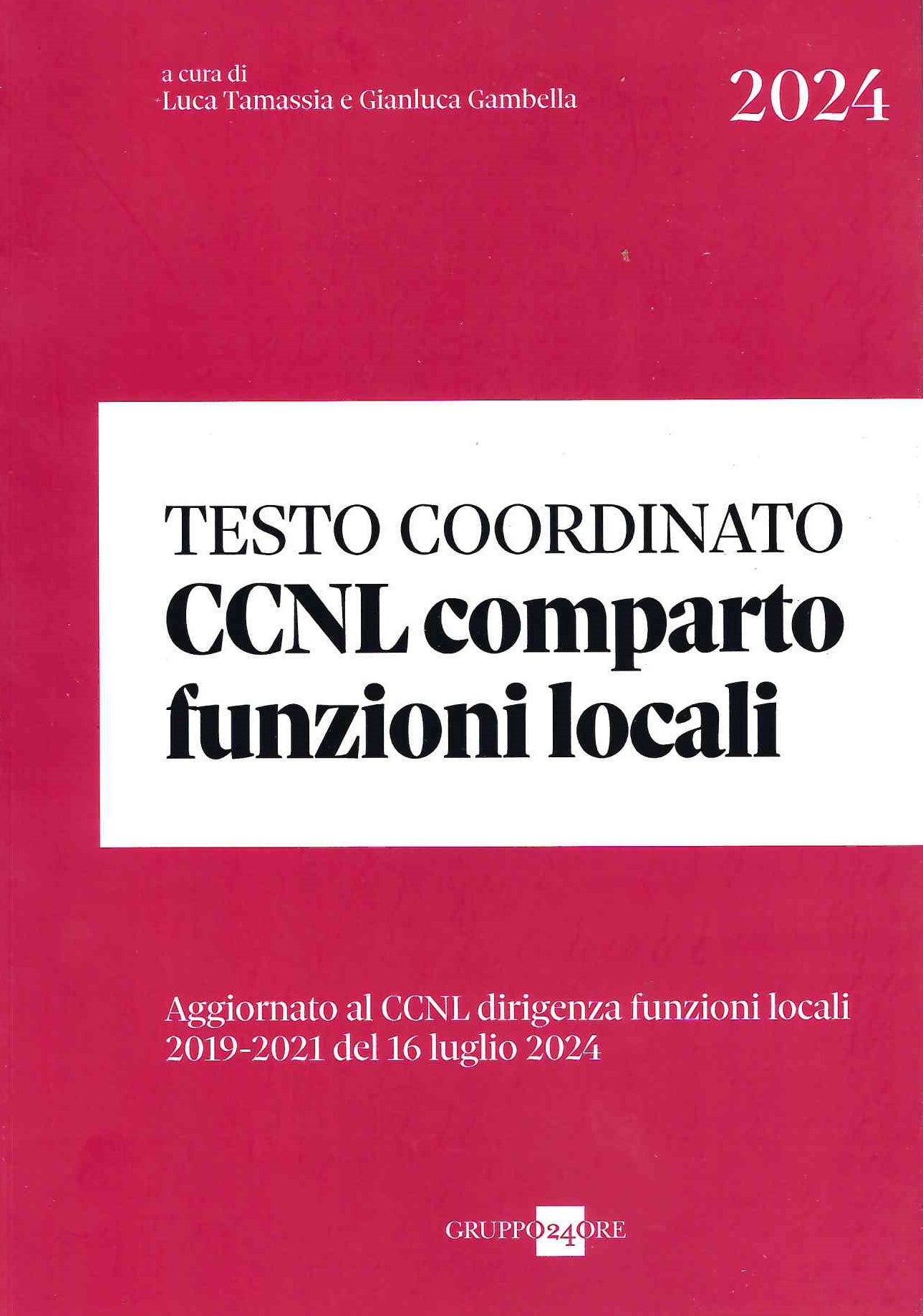 Contratto ccnl comparto funzioni locali - Tamassia