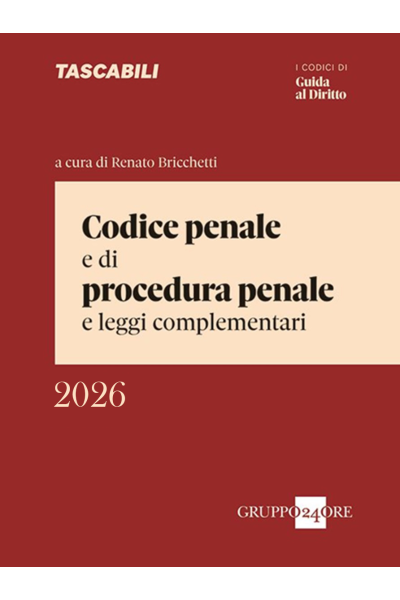 CODICE PENALE E DI PROCEDURA PENALE E LEGGI COMPLEMENTARI 2026 Pocket - Bricchetti Renato