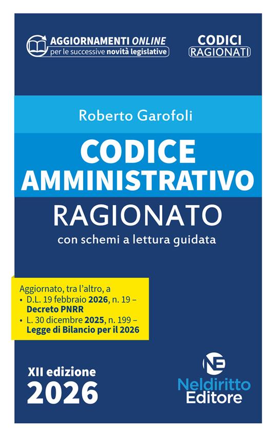 Codice amministrativo ragionato 2026 - Roberto Garofoli