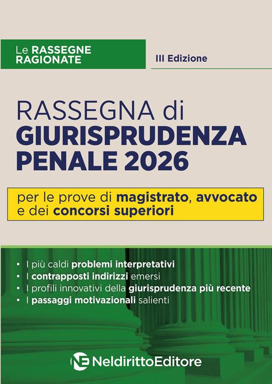 Rassegna ragionata di diritto penale 2026 di A. Ripepi