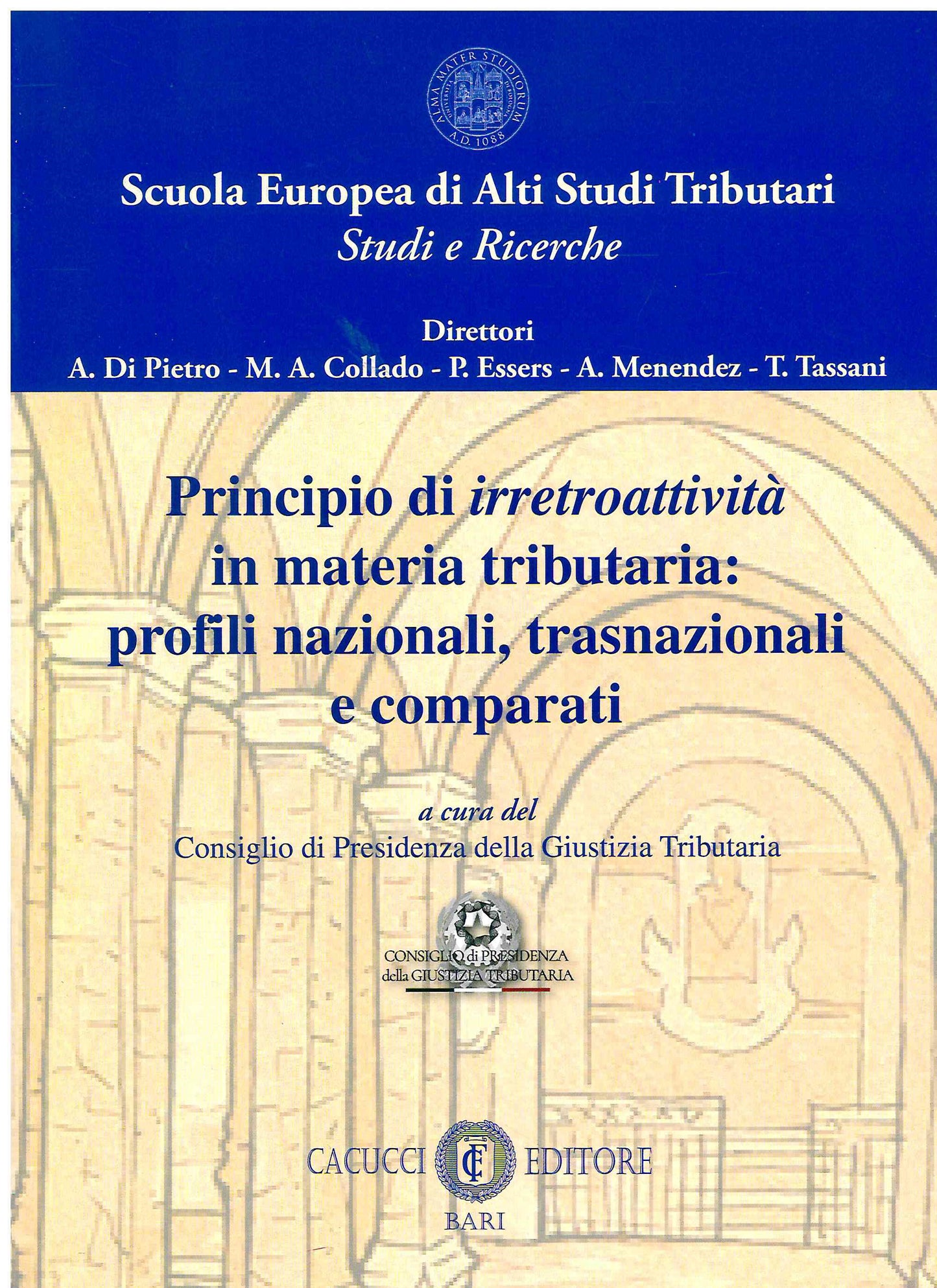 Principio di irretroattività mat.tribut. - Di Pietro