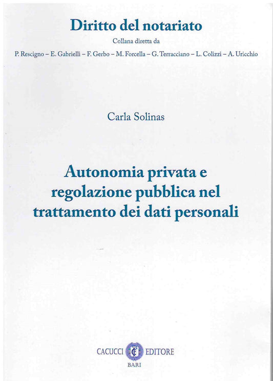 Autonomia e regolazione trattamento dati - Solinas