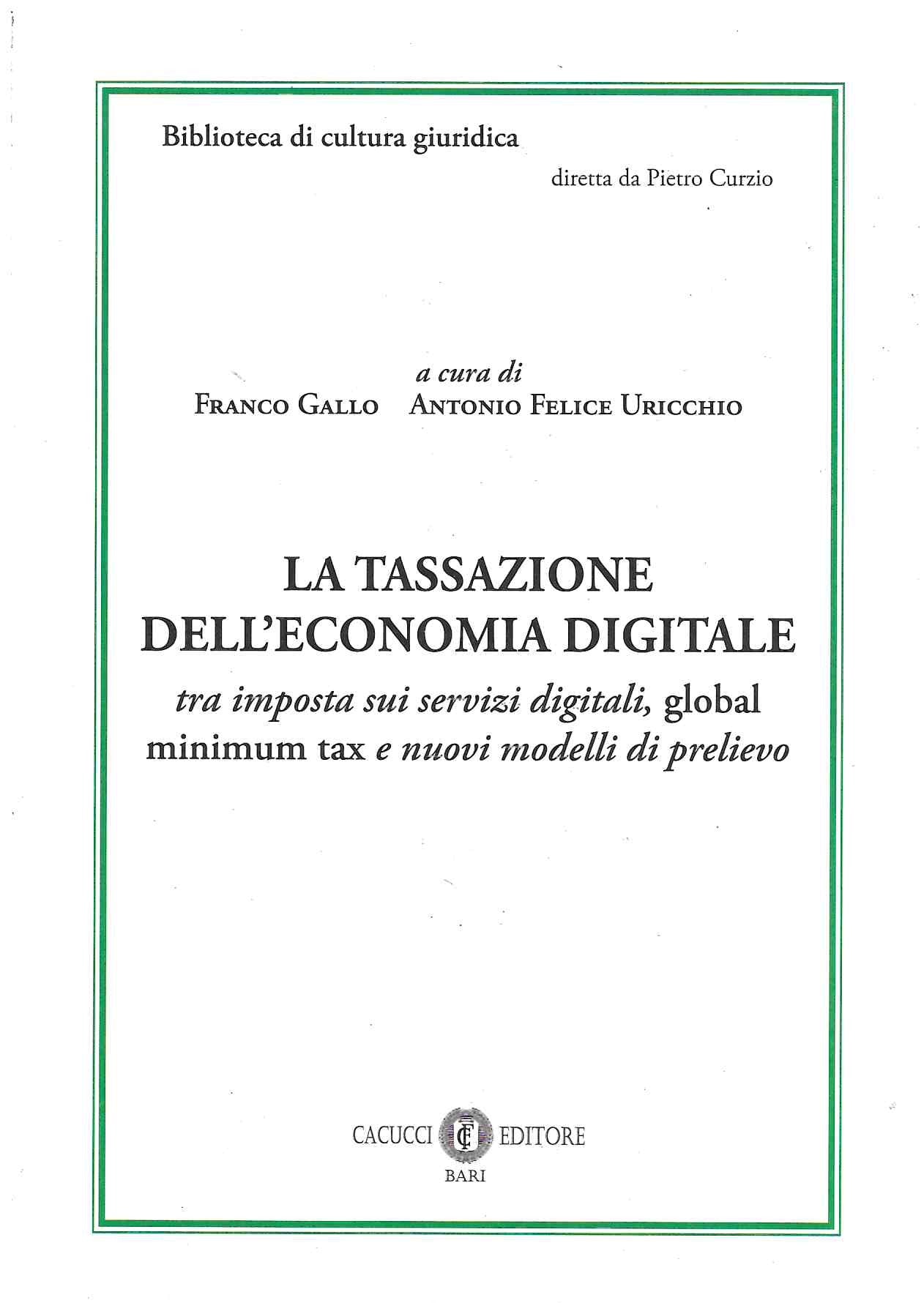 Tassazione economia digitale - Gallo