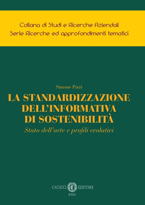 Standardizzazione informativa sostenib. - Pizzi