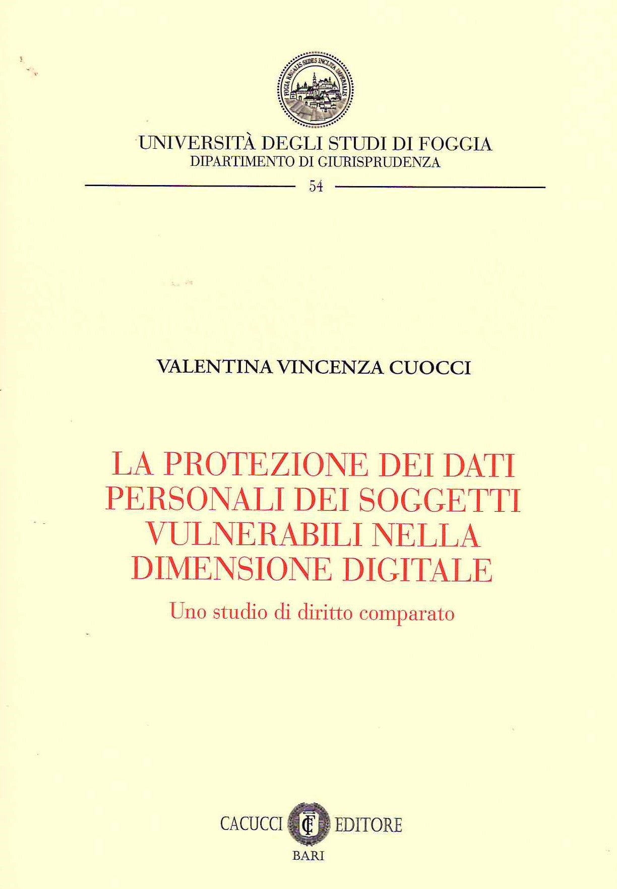 Protezione dei dati personale soggetti - Cuocci