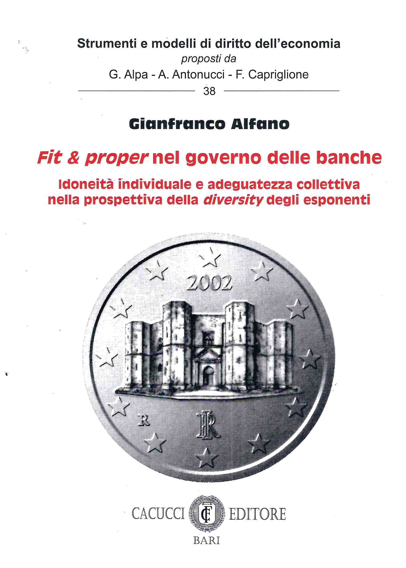 Fit & proper governo delle banche - Alfano