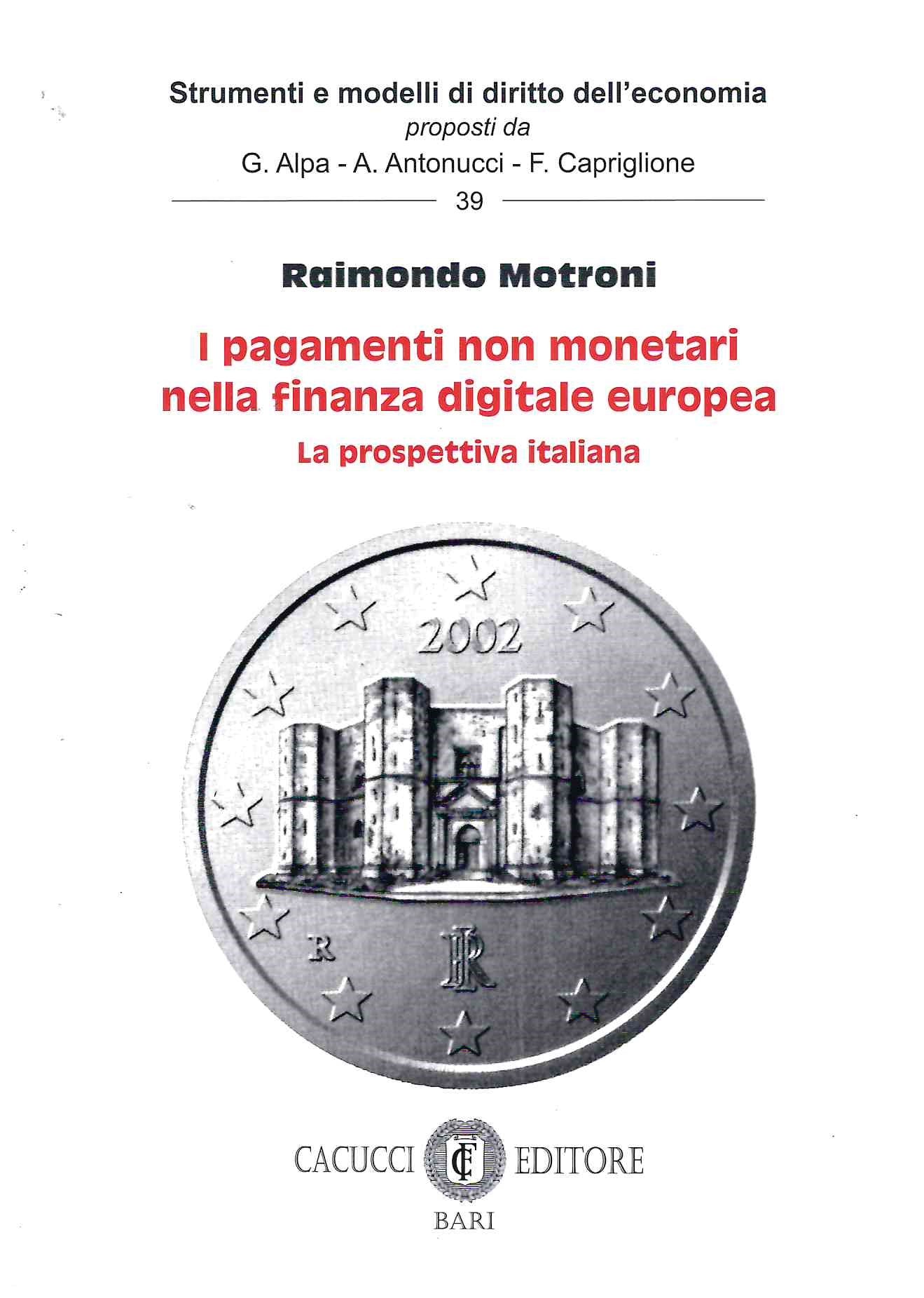 Pagamenti non monetari finanza digitale - Motroni