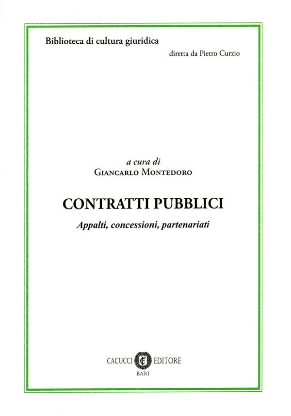 Contratti Pubblici - Montedoro Giancarlo
