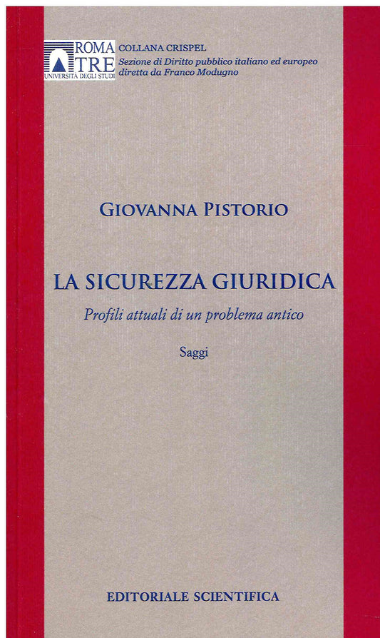 SICUREZZA GIURIDICA - PISTORIO