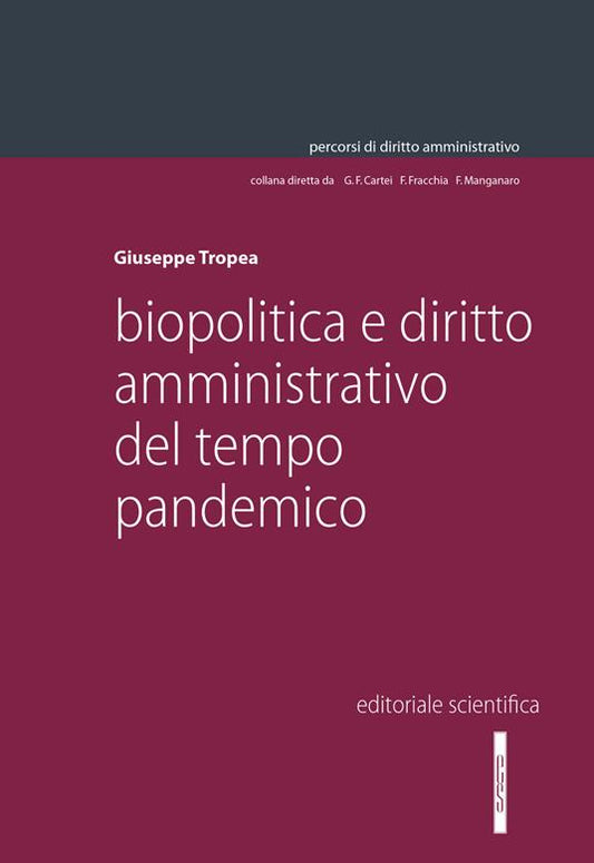 BIOPOLITICA E DIRITTO AMM.VO TEMPO PAND - TROPEA