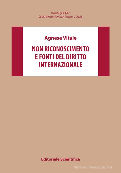 Non riconoscimento e fonti del diritto internazionale - VITALE