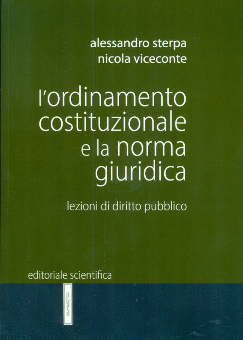 ORDINAMENTO COSTITUZIONALE NORMA GIURID. - STERPA