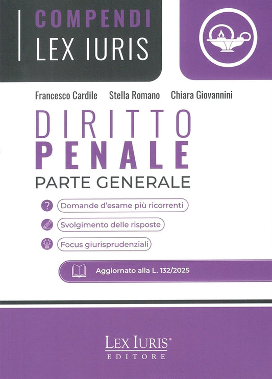 Compendio Diritto Penale Parte Generale Cardile F., Romano S., Giovannini C.