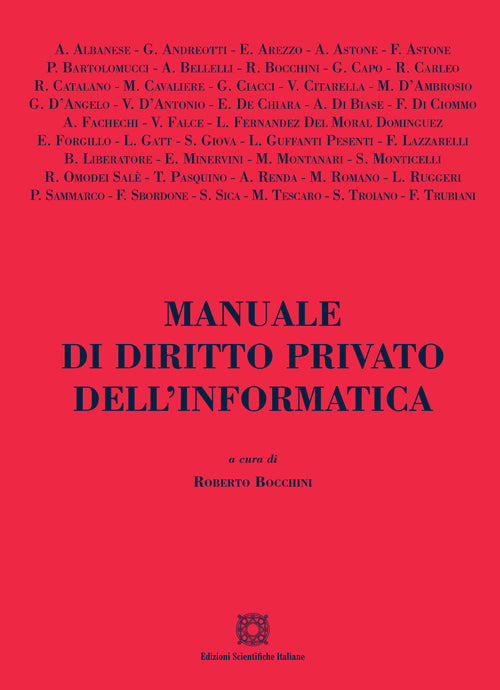 Manuale di diritto privato dell'informatica - Bocchini Roberto